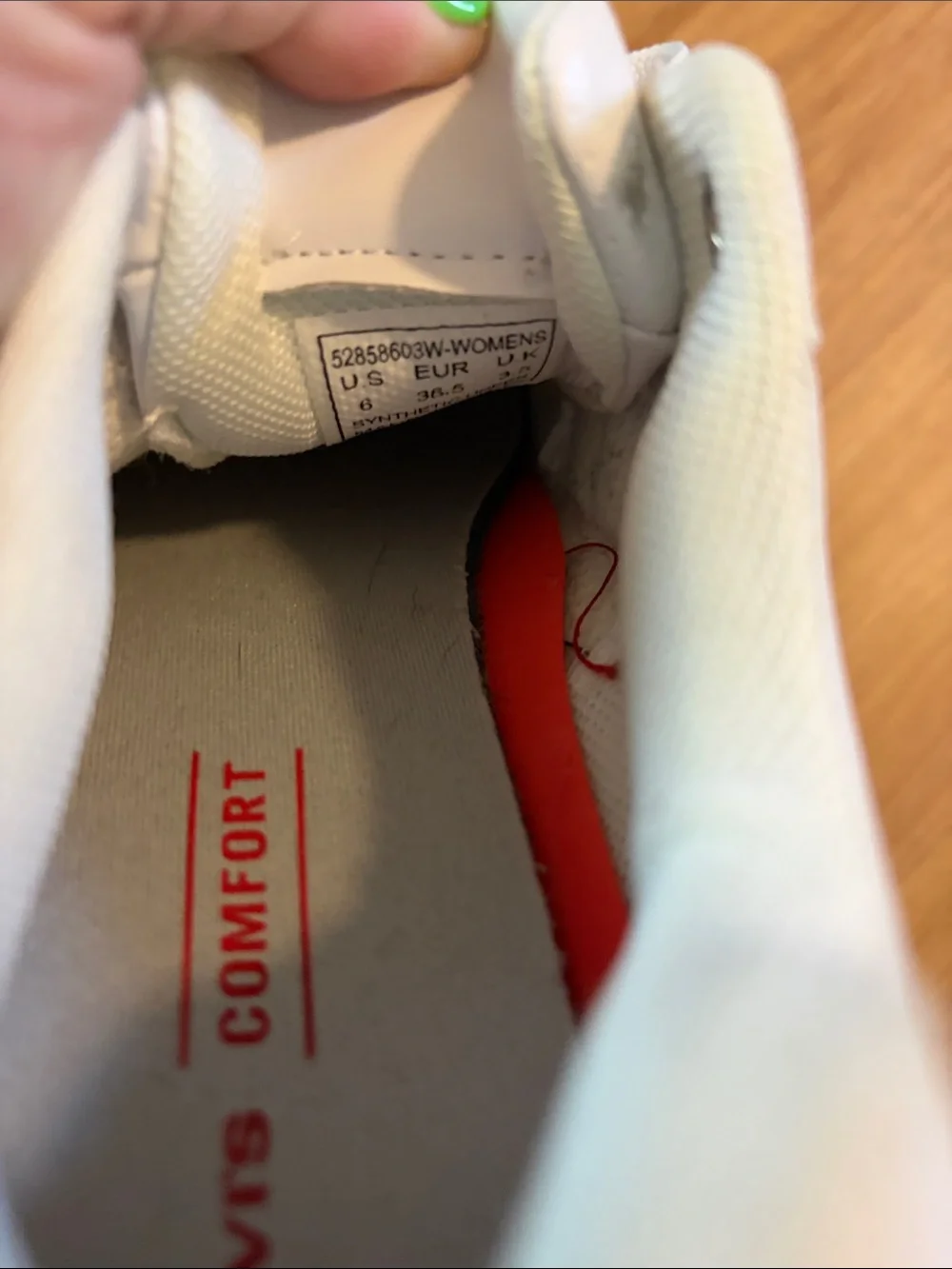 Levi's White womens Lace-Up Sneakers